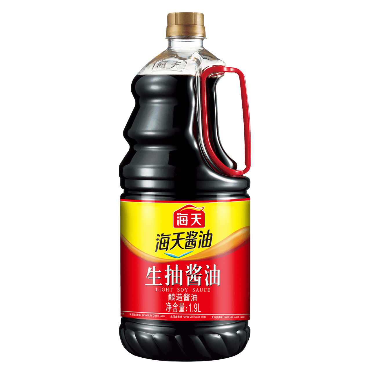 海天生抽酱油1900ml*1瓶超值装酿造酱油凉拌炒菜火锅