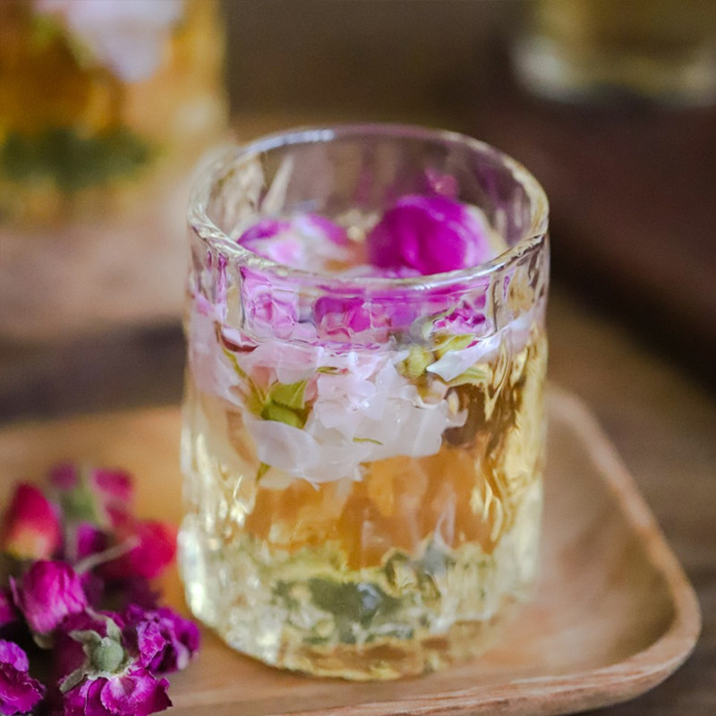 于洛先生的三花茶 本宫养暖暖哒 平阴玫瑰花冠茶牡丹组合女人养生