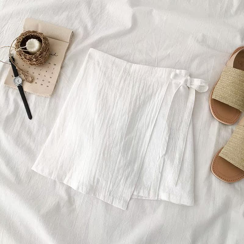 Popular skirt summer 2019 new pattern Women's wear Korean Edition Anti emptied design Elastic Paige Bandage Short skirtin the Women's clothing/Boutique , Skirts category - from Buy2taobao.com to provide professional Taobao agent buy service