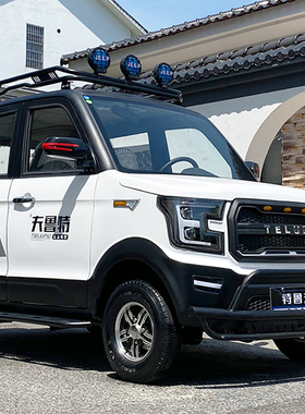 电动车电瓶车低速四轮老年代步封闭特鲁夫新能源汽车山东湖南发货