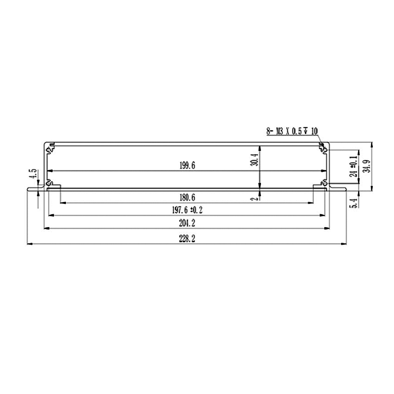 铝合金机工业箱仪器设备铝型材箱体PCB电路板胆机全铝外壳定制G06