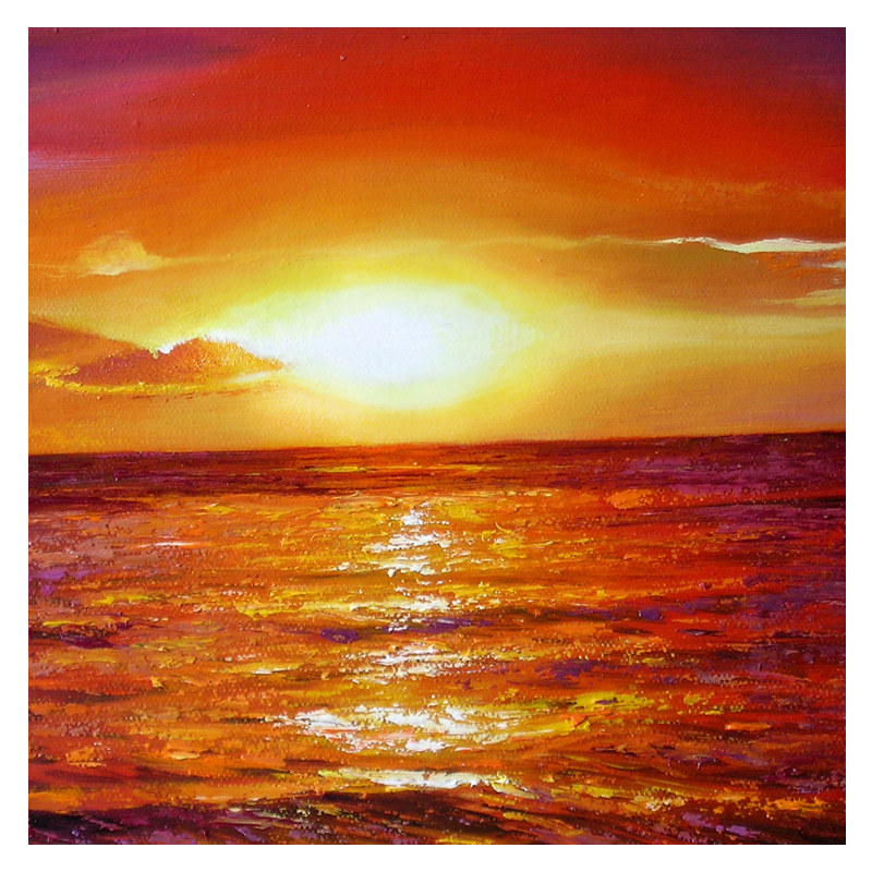 凡丁《朝阳》 北京油画学会会员