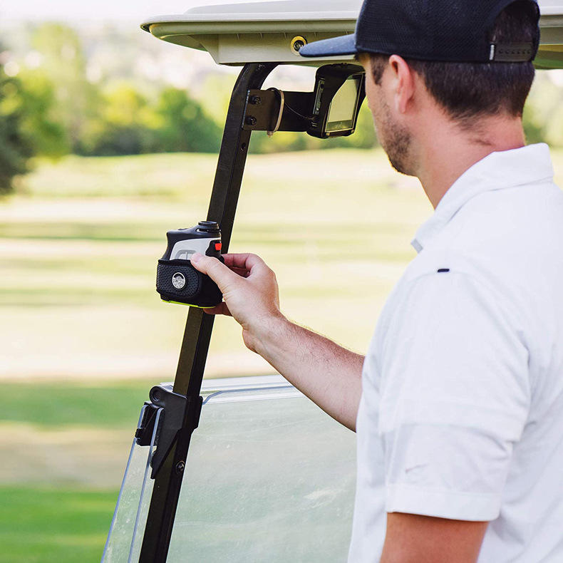 高尔夫测距仪绑带户外高强度磁铁绑带高尔夫户外魔术贴绑带皮套