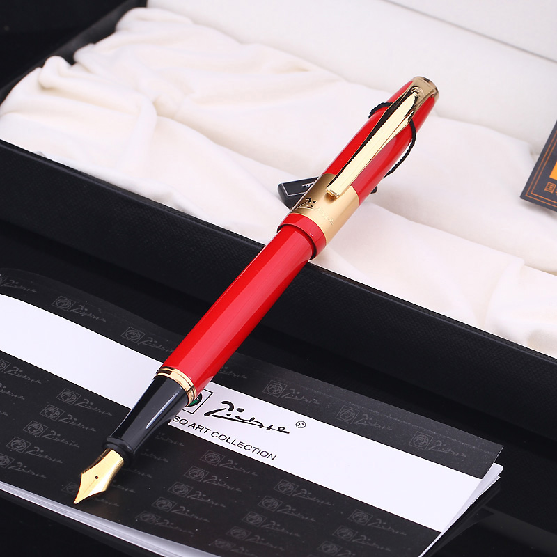 包邮正品pimio毕加索钢笔923黑色 瑞红 海洋蓝男女士公司礼品墨水钢笔