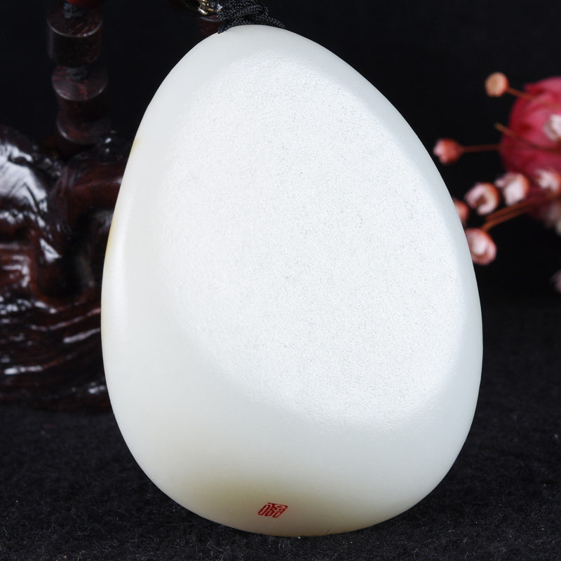 国家级玉雕大师张保国作品 和田玉 商路把件 138.58克