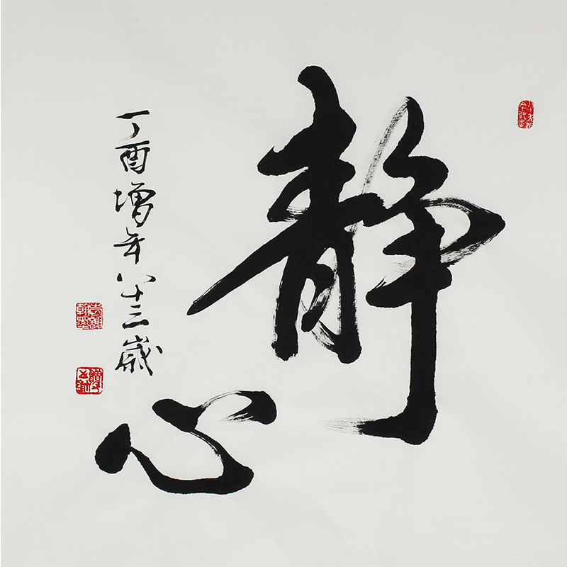 谢增年《静心》河南省著名书法家 八十三岁作品