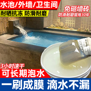 透明防水胶卫生间免砸砖补漏材料堵漏王浴室瓷砖外墙裂缝防水涂料