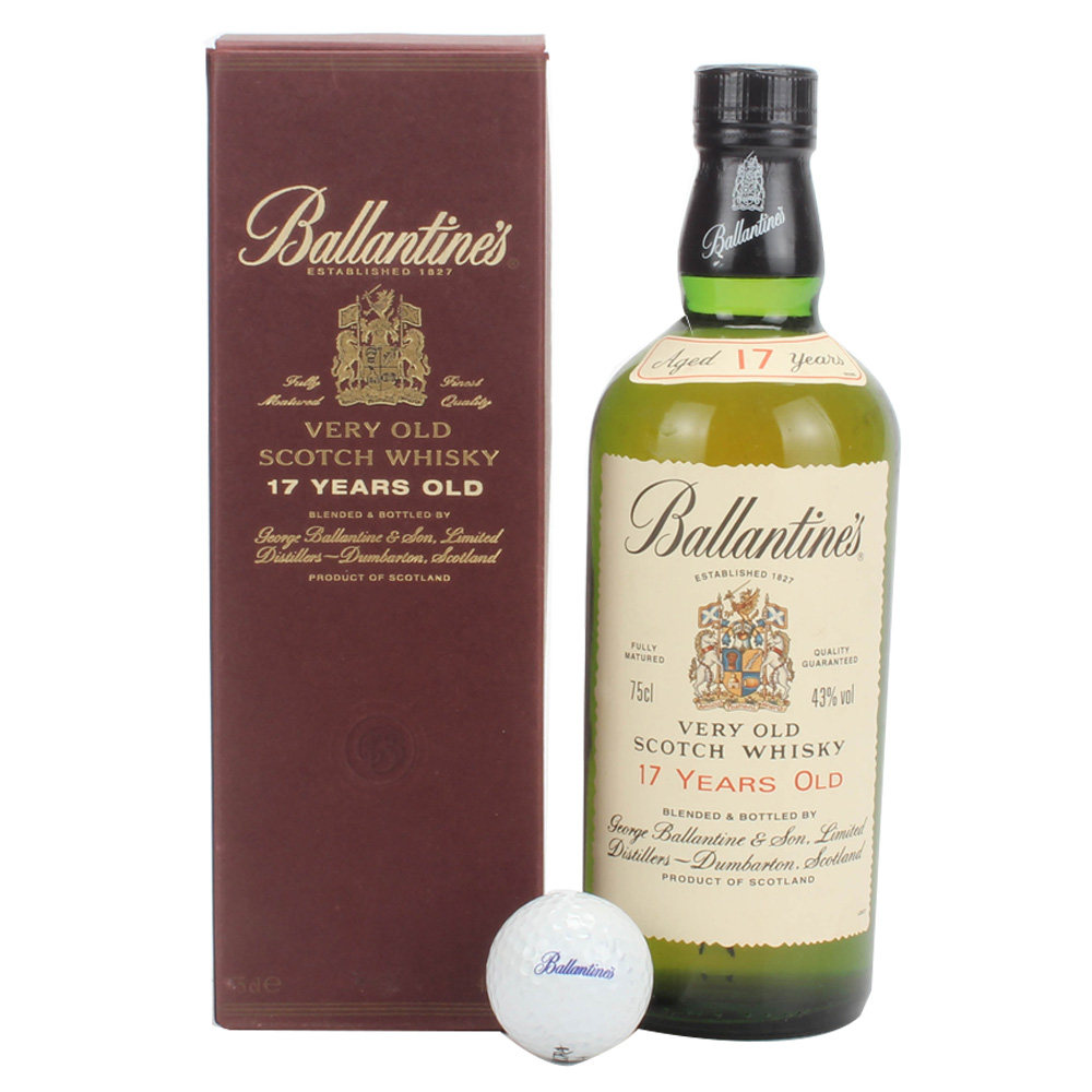 77.90年代百龄坛17年威士忌43度750ml*1瓶老洋酒收藏