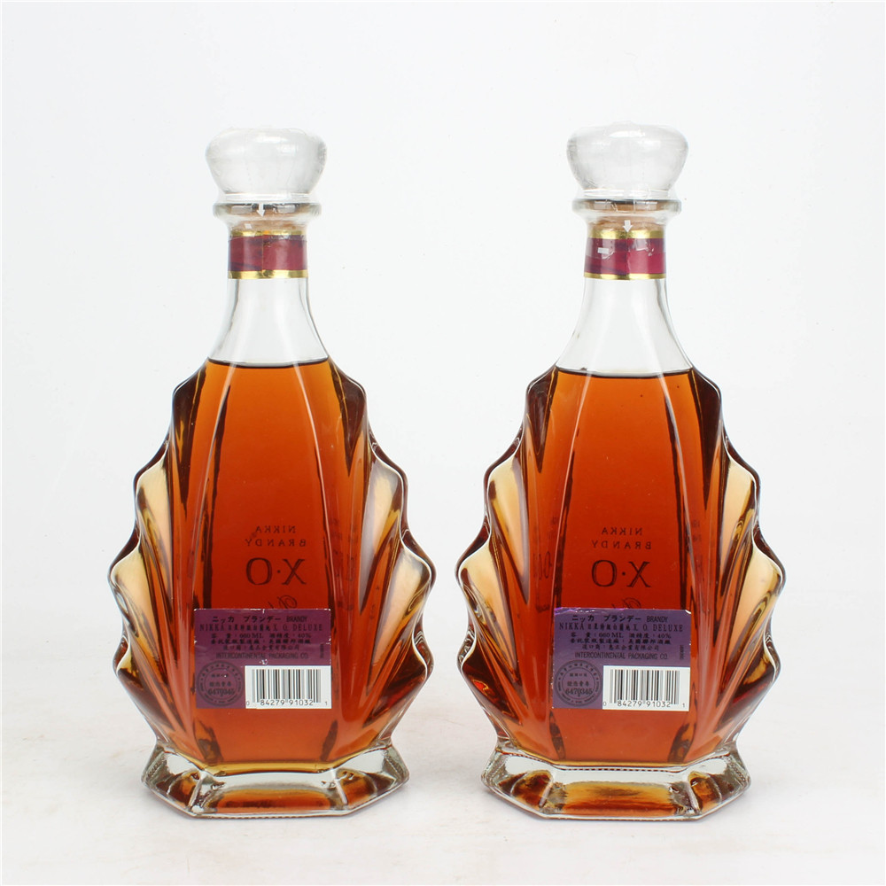 85.90年代nikka xo白兰地40度660ml老洋酒收藏*2