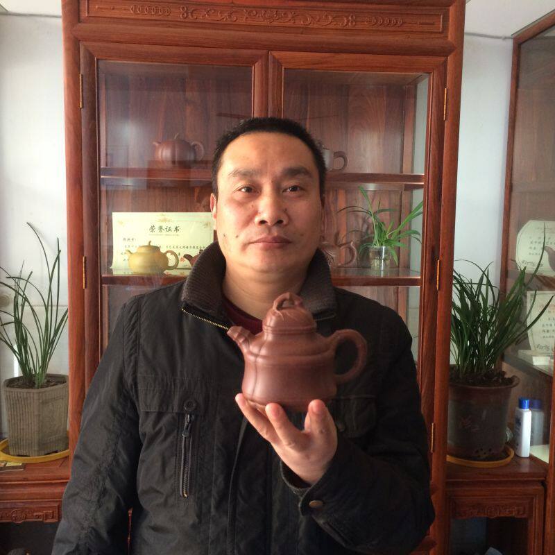 国家级工艺美术师 顾洪军 四方竹鼎 445cc 原矿清水泥