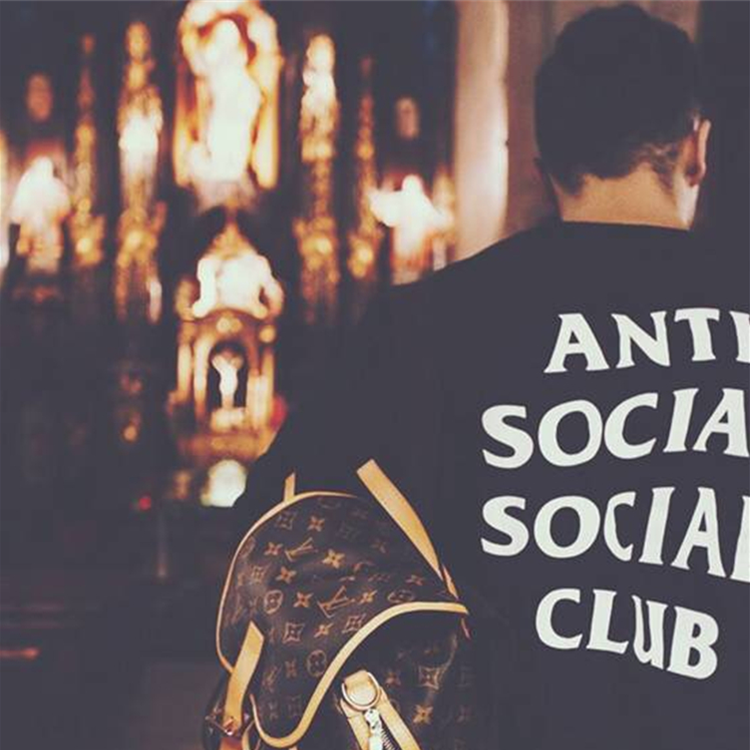 goods in stock Tide stuff ANTI SOCIAL SOCIAL CLUB ASSC Classic letters LOGO Sweaterin the Men's clothing, Sweater category - from Buy2taobao.com to provide professional Taobao agent buy service
