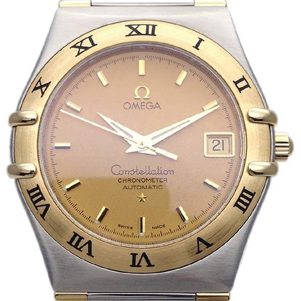 【90新】欧米茄 18k黄金-精钢 自动机械男表 b360