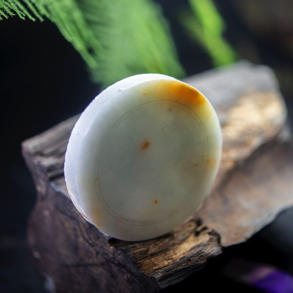 昀臻桂花糕翡翠手镯天然缅甸a货玉镯子带证书毛胚定制含芯可吊坠