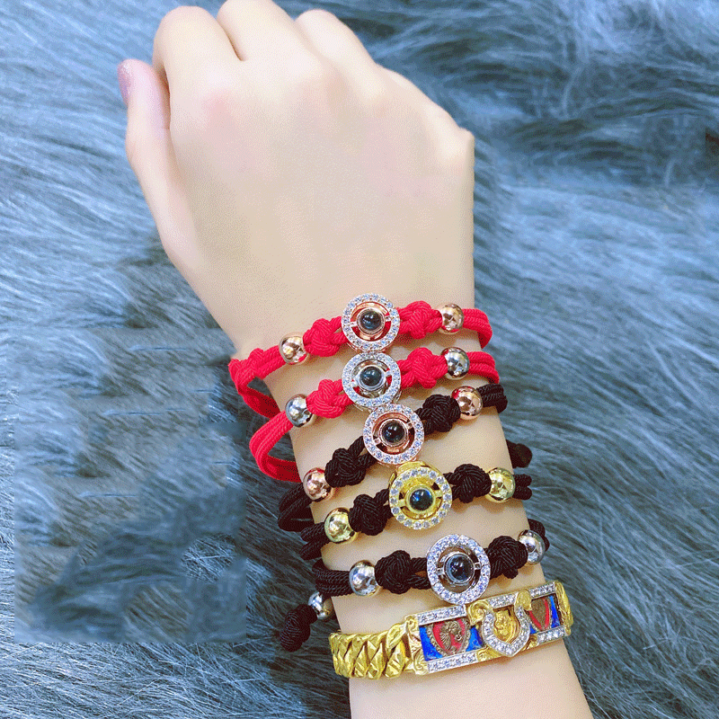 泰国佛牌aj佑拉胡手绳拉胡手链小金条小紫象精泰默泰