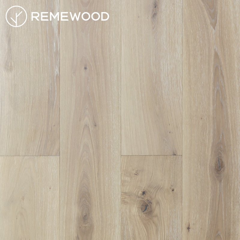 REMEWOOD橡木浅色桦木基材多层实木复合木地板木蜡油环保地暖家用