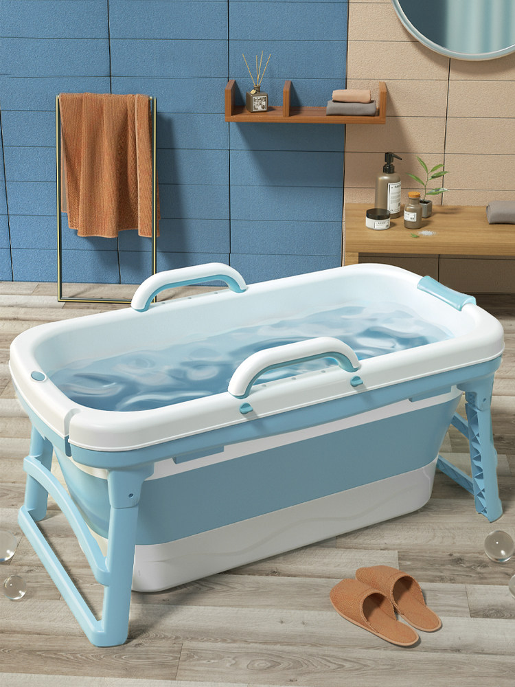婴儿洗澡盆儿童浴盆新生可游泳浴缸全家用泡澡桶大人洗澡桶可折叠