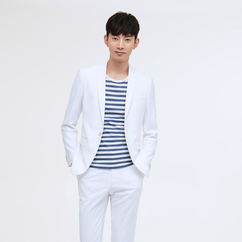 菲狮顿韩版修身西服白色黑色多彩结婚礼服时尚主持人新郎西装套装|ruв категории Мужская одежда, костюм - от Buy2taobao.com для оказания профессиональной услуги покупки агента Taobao