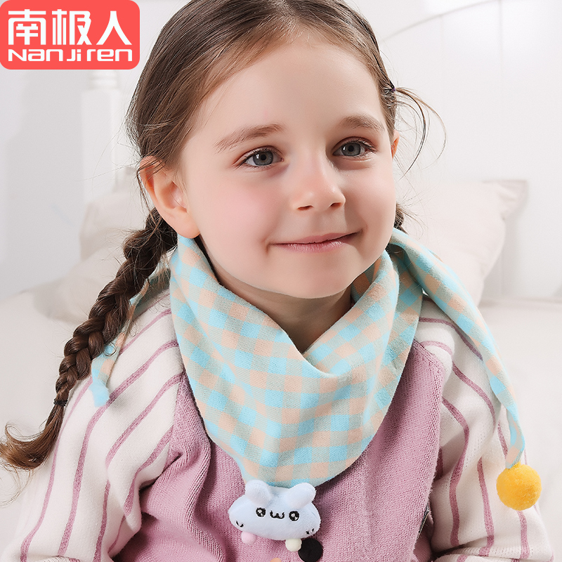 儿童三角巾可爱纯棉围巾潮秋冬宝宝男童女童围脖冬季超萌小孩女孩|ruв категории Детская одежда, шляпа/шарф/маска/перчатки/наушники/ноги рукав, шарф - от Buy2taobao.com для оказания профессиональной услуги покупки агента Taobao