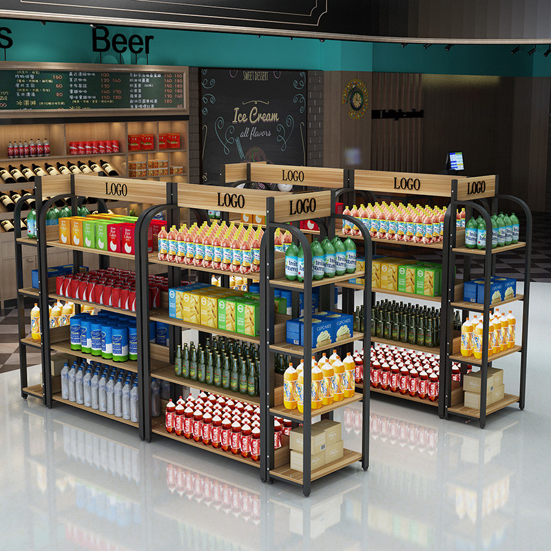 中岛展柜母婴奶粉店货柜化妆品展示柜超市货架产品柜鞋架子