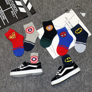 Children's socks pure cotton spring and autumn thin section boys and girls autumn baby autumn and winter middle-aged boys and girls in the tube socks