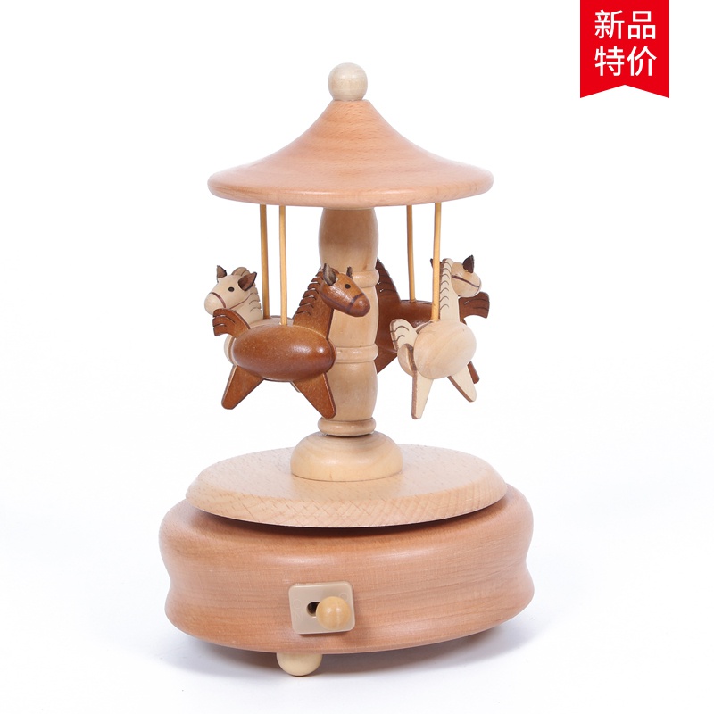 手摇旋转木马八音盒跳舞芭蕾女孩音乐盒木质天空之城生日礼物女生在类目 家居饰品, 装饰器皿, 音乐盒中 - 来自Buy2taobao.com提供专业的淘宝代购服务