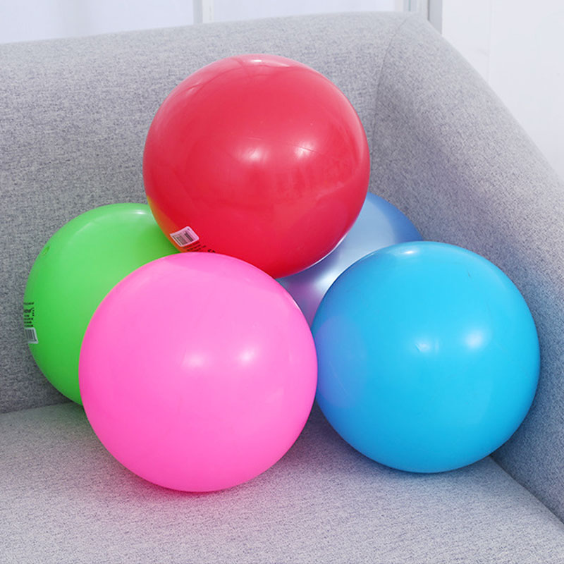 儿童充气拍拍弹力球玩具婴幼儿园专用小皮球8.5寸纯色球男女玩具