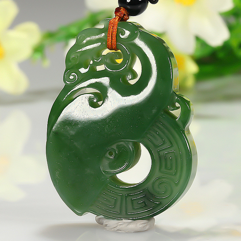 【仿古凤凰来仪】和田玉挂件23.79克