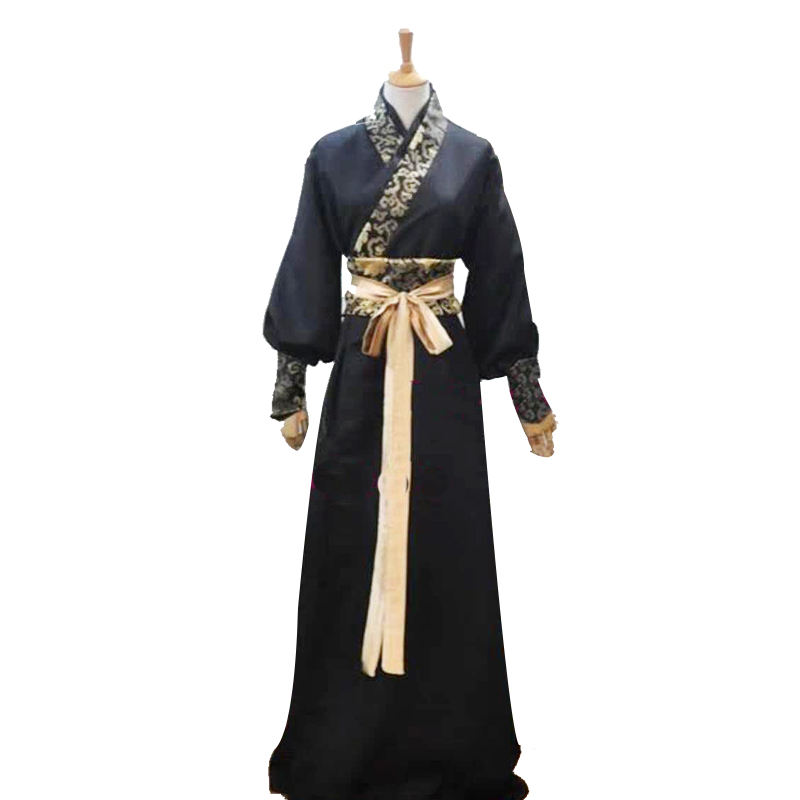 古代服装男汉服男书生公子帅气飘逸男夏季毕业班长衫汉服男演出服