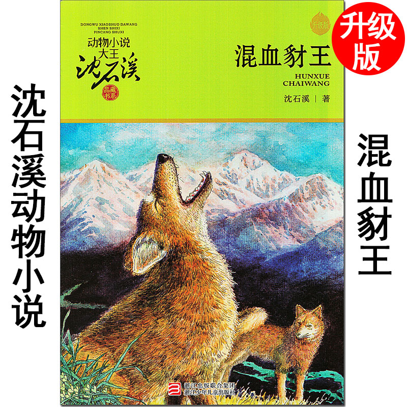 升级版 沈石溪动物小说大王品藏书系《混血豺王》浙江少年儿童出版社