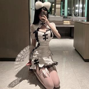 大码情趣内衣女仆制服诱惑小胸二次元cos套装激情床上性感睡衣服