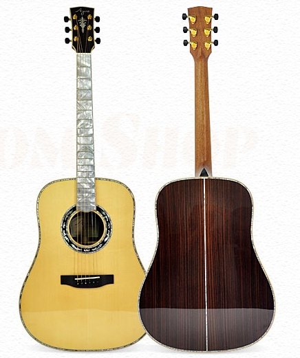 爱乐诗ayers d-onyx 全单板电箱民谣吉他 定制款 全贝指板 送琴盒