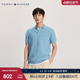 【绅动POLO】Tommy24新款春夏男纯棉粗棒针肌理通勤短袖POLO34686