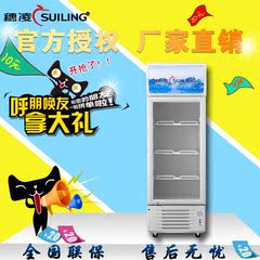 穗凌LG4-289L商用冰柜立式啤酒饮料展示柜单温门保鲜冷藏柜电冰箱