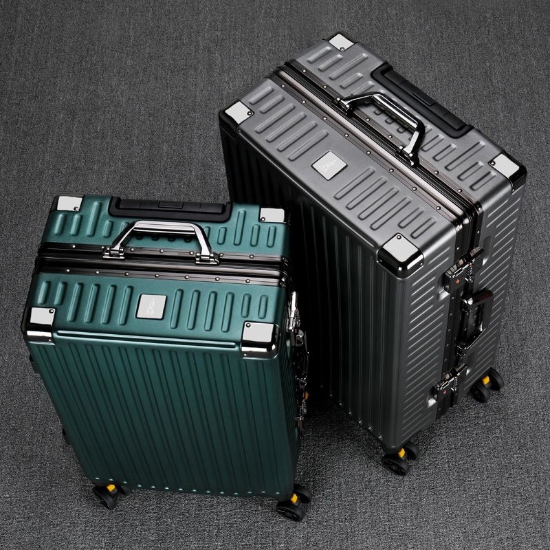 行李箱新款高档旅行箱女男学生潮流大容量皮箱铝框拉杆箱