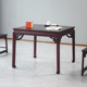 赞比亚血檀餐桌中式八仙桌非洲小叶紫檀餐台棋牌桌实木方桌正方形