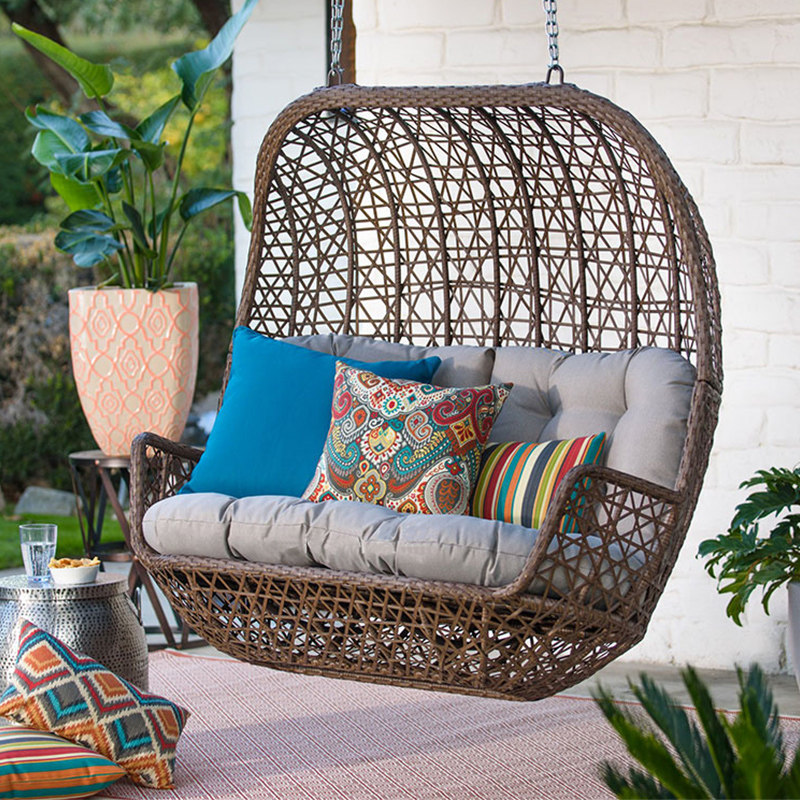 懒人沙发 摇椅 吊床室内双人_户外休闲双人吊椅吊床庭院露天阳台摇椅