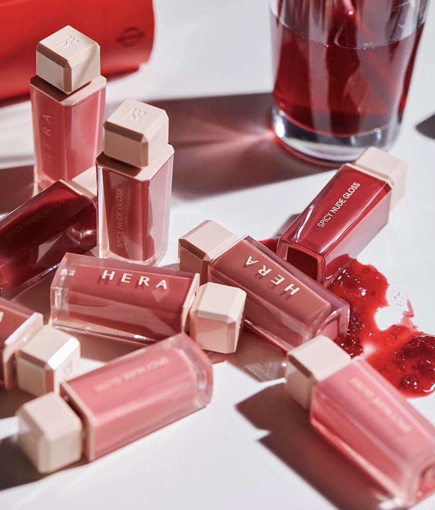 韩国hera赫妍赫拉唇釉462jennie同款422蜜桃色肉桂奶茶色口红499