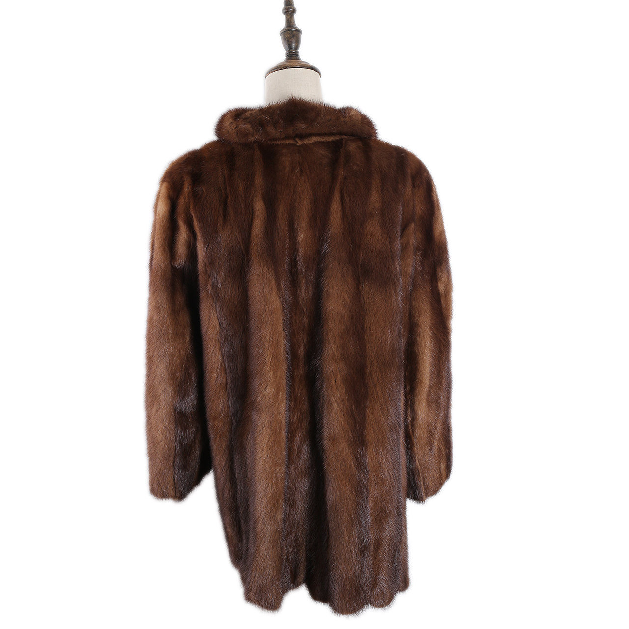 [9.5新]saga女士貂毛大衣皮草外套71130007