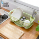 沥水碗架收纳篮水槽置物架厨房用品整理塑料放碗碟置物架子沥水架