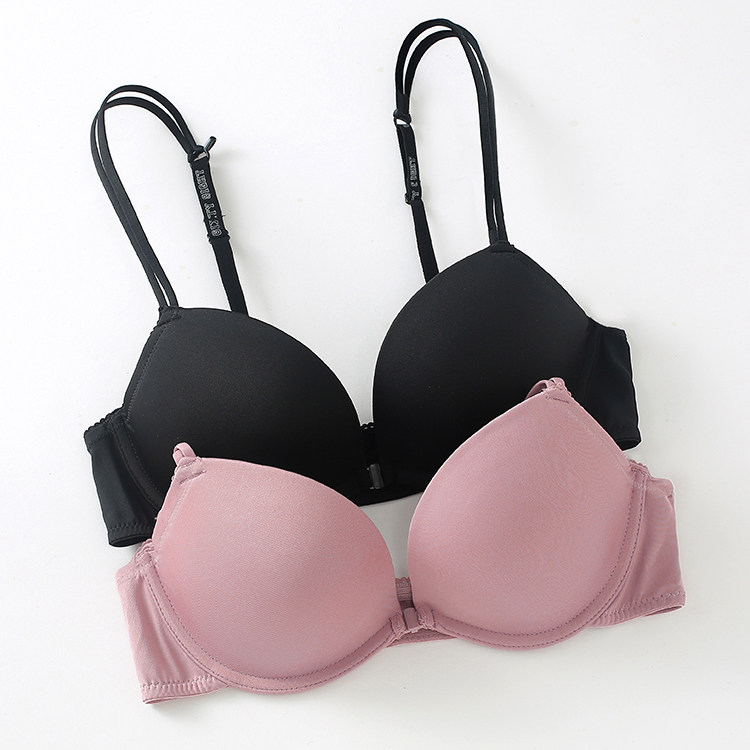 胸罩厚杯_6ixty8ight 68正品光面字母肩带内衣前扣聚拢中厚杯文胸br