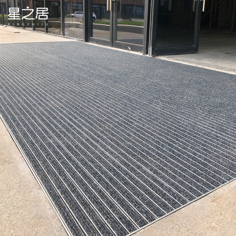 铝合金防尘地垫商场酒店除尘地毯嵌入式刮泥脚垫商用防滑进门门厅
