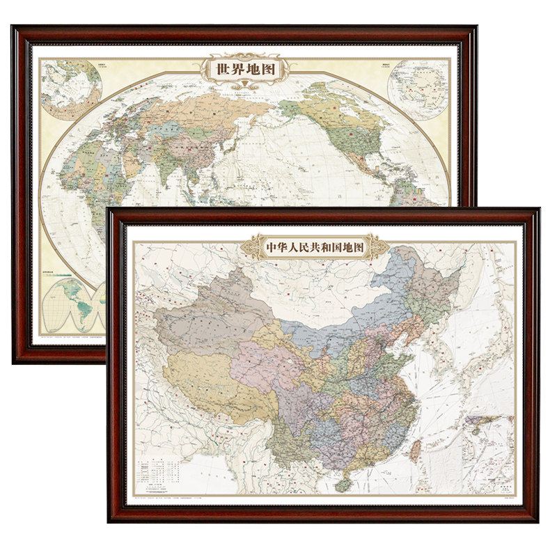 2*0.85米 超大复古地图