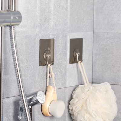 无痕挂钩强力粘钩黏胶承重墙壁壁挂墙勾黏贴厨房衣帽钩子墙上吸盘