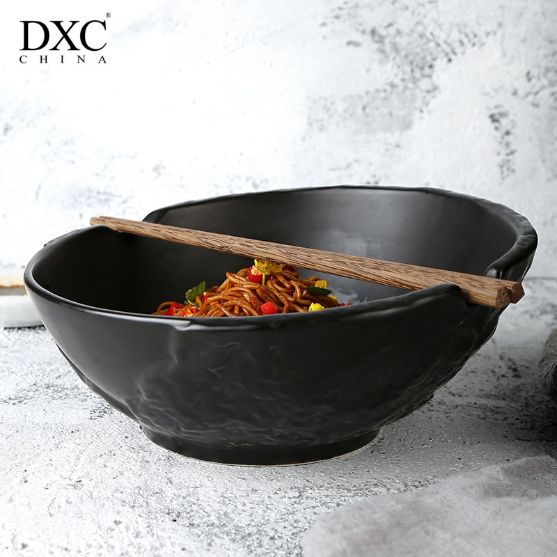 DXC日式家用泡面碗 个性牛肉拉面碗大号汤碗 创意陶瓷方便面碗在类目 餐饮具, 餐具, 碗中 - 来自Buy2taobao.com提供专业的淘宝代购服务
