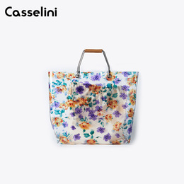 casselini日系女包2020夏季新款大姐姐大容量手提包透明果冻包