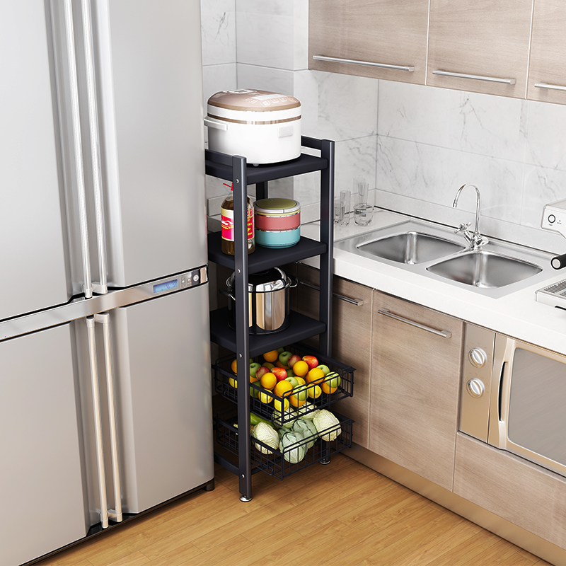 kitchen Caught Shelf to ground multi-storey Refrigerator Crevice Drawer Vegetables fruit household space Storage rackin the Kitchen/Cooking utensils , Kitchen Gadgets/Kitchen storage , Kitchen storage rack/Kitchen Shelf , 果蔬置物架/篮/框 category - from Buy2taobao.com to provide professional Taobao agent buy service