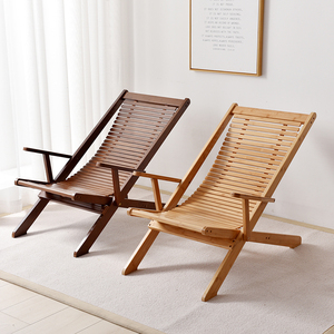 夏季折叠躺椅阳台家用休闲靠背竹子午睡椅办公室午休椅凉椅午觉椅