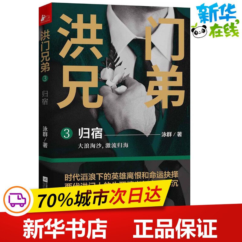 洪门兄弟3归宿 泳群 著 其它小说文学 新华书店正版图书籍 江苏文艺出版社