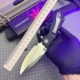 微技术DOC-G10轴承折叠刀户外刀具防身锋利便携生存刀高硬度小刀