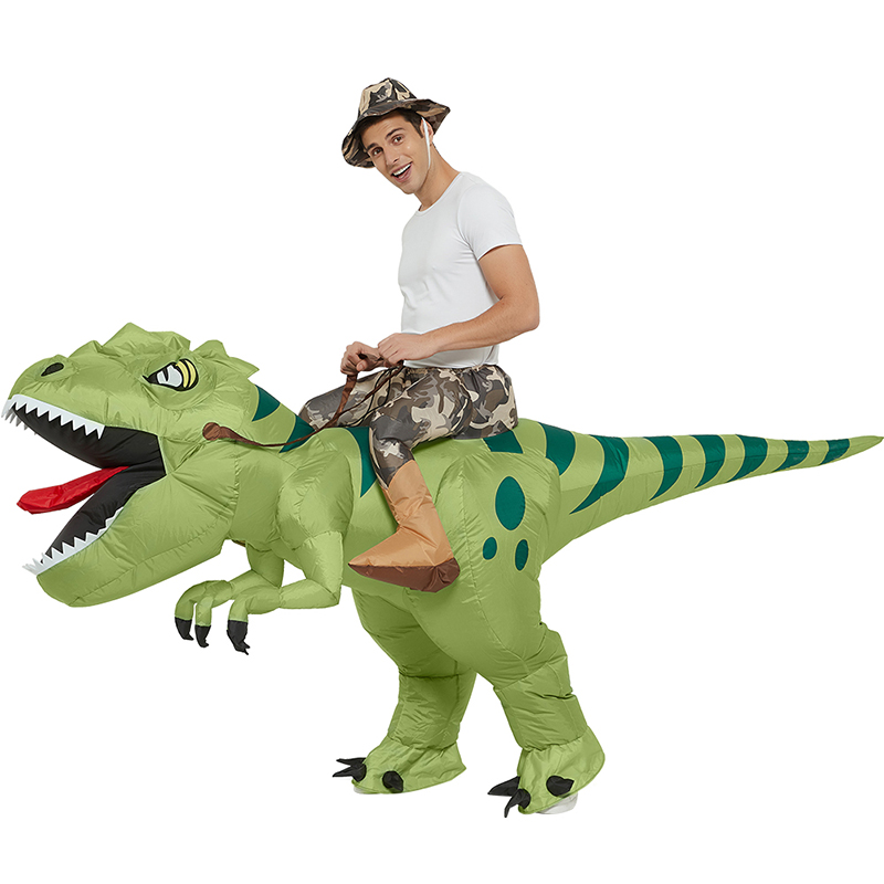 万圣节搞笑搞怪服装动物坐骑玩具道具服恐龙充气衣服裤子儿童成人